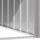 vidaXL Dog House - Durable Galvanized Steel Construction - Weatherproof Dog Kennel - Easy Access with Spacious Entrance - Ideal Outdoor Pet House - Gray