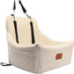 Dog Car Seat for Medium Sized Dog,Pet Travel Car Bed with Seat Belt Channle,Fully Detachable and Washable Car Dog Seat with Adjustable Straps,3 Straps Easy to Install (Beige)