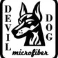 Devil Dog Premium Pet Drying Towel, Ultra-Soft, Highly Absorbent Microfiber Bath Towel for Dogs, Cats, and Other Animals - Gray, Large 24" x 35" 1200GSM 80% 20% Blend