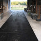American Floor Mats - Heavy Duty Stall Tiles - Stable/Horse Tiles - Thick, Durable Rubber Flooring Solid Black 1 Border Tile 3/8" Thick