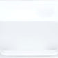 1 Pack of Extra Large Cat Litter Box (ABS Material), Low Entry Senior Litter Pen for Geriatric Kitty Big Cats, Jumbo Pet Safe Litter Boxes Tray for Indoor Pets Potty (White, 24" L x 20" W)