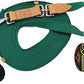 Southwestern Equine 35' Flat Cotton Web Lunge Line with Bolt Snap & Rubber Stop (35', Emerald)