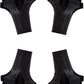 4 Pack of Extra Durable Rubber Replacement Tips (Replacement Feet/Paws/Ferrules/Caps) for Trekking Poles - Fits All Standard Hiking and Nordic Walking Poles