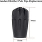 Walking Stick Tips Rubber 4pcs Trekking Pole Tips Replacement- Rubber Feet for Hiking Poles, Walking Sticks, Trekking Poles | Rubber Tip for Walking Sticks Hiking Trekking Poles Boot Tips Rubber Feet