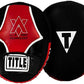 TITLE Boxing Air Vent Technology Punch Mitts, Black/Red - Boxing Pads, Muay Thai Pads, Punching Mitts, Focus Mitts, Boxing Equipment, Punching Pads, MMA Equipment, Kickboxing