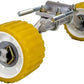 3" Width x 5" OD Boat Trailer Poly Ribbed Wobble Rollers Mounting Hole Diameter 1-1/8 inch