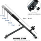 Roman Chair, Hyperextension Bench Roman Chair Adjustable Back Extension Machine Lower Back Exercise Equipment Multi-Functional Workout Bench for Home Gym Full Body Abs Glutes Core Muscles