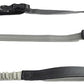 Hands Free Dog Leash for Large Medium Dogs Heavy Duty Bungee Reflective Adjustable Waist Leashes for Walking Running with Car Buckle 4-6FT (Grey)