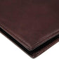 Passport Wallet Executive Boarding Pass Holder Radish Brown made with Cow Leather