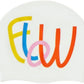 Unisex Silicone Swimming hat That Protects Hair and Ears, Pretty and Cool Artist Collaboration Design Swimming hat