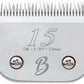 Detachable A Series 15 Blade Dog Grooming Cut Length 3/64" - 1.0mm Japanese Carbonized Steel Blades 15 Clipper Blades and Dog Clipper Blades 15 Compatible A5 Series Clipper for Dogs(15)