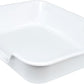1 Pack of Extra Large Cat Litter Box (ABS Material), Low Entry Senior Litter Pen for Geriatric Kitty Big Cats, Jumbo Pet Safe Litter Boxes Tray for Indoor Pets Potty (White, 24" L x 20" W)