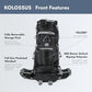 K9 Sport Sack Kolossus - XXL, Black - The Big Dog Backpack - Ideal for Dogs 26-29” Long - Fully Adjustable Pet Carrier - Doubles as a Professional-Grade 60L Hiking Pack