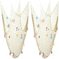 Nature Fish Net Wall Decoration with Shells, Ocean Themed Wall Hangings Fishing Net Party Decor for Pirate Party,Wedding,Photographing Decoration (2pack-Beige/Beige)