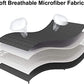 Weighted Blanket (15lbs 60"x80" Queen Size) Cooling Breathable Microfiber Material with Glass Beads Big Heavy Blanket for Adult All-Season Summer Fall Winter Soft Thick Comfort
