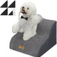 Dog Stairs for High Beds Couches 2-Step 2-5 Step Pet Stairs Steps for Small Large Dogs Cats Non-Slip Balanced Ramp Indoor Stairs with Non-Slip Sticker 30D Grey