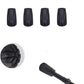 Walking Stick Tips Rubber 4pcs Trekking Pole Tips Replacement- Rubber Feet for Hiking Poles, Walking Sticks, Trekking Poles | Rubber Tip for Walking Sticks Hiking Trekking Poles Boot Tips Rubber Feet