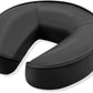 Universal-Size Ergonomic Crescent Memory Foam Face Cushion 632 for Massage Table Chair Headrest (Face Cushion Only) (Memory Foam, Black)
