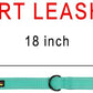 PLUTUS PET Short Training Dog Leash with Padded Handle for Medium Large Dogs,18 Inch Heavy Duty Strong Traffic Leash with Carabiner Clip for Climbing Walking or Guiding Blind(18”，Teal)