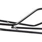 Black English & Western Saddle Rack | Organize Tack Room | Sleek and Durable | PVC Coated Steel | Mounts Easily | Includes Hook to Hold a Bridle, Helmet or Other Items