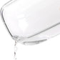 BUCATSTATE Hamster Sand Bath Container Large Hamster Toilet with Scoop Set Dust Bust Accessories for Small Animals (Transparent, Medium)