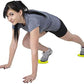 Synergee Core Sliders. Dual Sided Use on Carpet or Hardwood Floors. Abdominal Exercise Equipment
