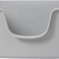 Smart Paws Extra Large Jumbo Cat Litter Box for Maine Coon Cats, Open Top High-Sided Anti-Splash Litter Pans, Durable XL Kitty Bathroom for Multi-Cat Households (Grey)