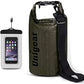 Unigear Dry Bag Waterproof, 2L/5L/10L/20L/30L/40L Floating and Lightweight Bags for Kayaking, Boating, Fishing, Swimming and Camping with Waterproof Phone Case