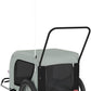 Tidyard Pet Bike Trailer Gray and Black Oxford Fabric and Iron Pet Bicycle Carrier, Animal Bike Stroller for Cat, Puppy, Dog, Outdoor, Travel Style A
