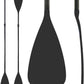 LBW SUP Paddle Board Paddle Stand up Paddleboard Paddles - 3-Piece or 4-Piece Floating Alloy Portable SUP Kayak Paddle Adjustable 2-Sided Paddle