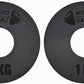 Micro Gainz Kilogram Fractional Weight Plate Set of 2 Plates, .25KG, .50KG or 1KG, Plate Set Designed for Olympic Barbells & Strength Training, Made in USA