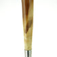 SE Natural Wood Walking Stick with Root Head, Carved Hand Grip, Steel Spike and Metal-Reinforced Tip Cover, 55" - WS631-52RH