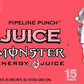Monster Energy Juice Pipeline Punch, Energy + Juice, Energy Drink, 16 Ounce (Pack of 15)