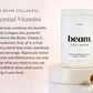 Beam Collagen Powder, Collagen for Women, Collagen with Hyaluronic Acid, Collagen Peptides Type 1 and 3, with Biotin, Grass Fed Bovine, Third-Party Tested, Best for Coffee, Vitamin C, 60 Servings