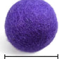 Wool Cat Toys - Felt Cat Toy Balls for Small Pet Fetch and Play - Eco Friendly Quiet Wool Ball Cat Toy for Cats and Kittens - Choose Your Colors (Purple)