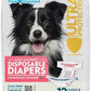 Paw Inspired Disposable Dog Diapers | Female Dog Diapers Ultra Protection | Diapers for Dogs in Heat, Excitable Urination, or Incontinence (12&144 Count) (Large (12 Count))
