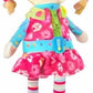 Sugar Snap Plush Learn to Dress Doll for Toddlers - 15" - for 2 Year Old Girl - Montessori