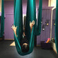 F.Life Aerial Silk Yoga Hammock & Swing for yoga Inversion,Strength training,starter hardware kit