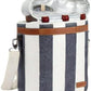 Zormy 3 Bottle Insulated Wine Tote Cooler Bag, Portable Carrier with Corkscrew Opener and Shoulder Strap for Beach Travel Picnic, Unique Carrier