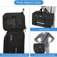 Dog Carriers for Small Dogs, Cat Carrier Travel, Expandable, Collapsible, 900D High Density Oxford Cloth, Wear-Resisting, Anti Tearing, Reflective Tape,Safety Lock Zipper