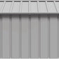vidaXL Dog House - Durable Galvanized Steel Construction - Weatherproof Dog Kennel - Easy Access with Spacious Entrance - Ideal Outdoor Pet House - Gray