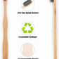 H&H Pets Bamboo Toothbrush Set for Dogs and Cats - Ultra Soft Bristles & Biodegradable Wooden Toothbrush, Puppy Supplies, Dog Dental Set, Eco-Friendly Pet Supplies (Large; 8-Count Pack)