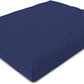 Bean Products Meditation Cushion - Zabuton Meditation Pillows for Sitting on Floor, Yoga Cushion, Cotton Yoga Pillow, Zen Kneeling Prayer Pad- Made in USA - Premium 32x26x3, Navy