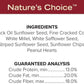 Blue Seal Nature's Choice Wild Bird Seed | High Energy Blend, Sunflower and White Safflower Seeds, No Filler | 20 Pound Bag