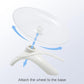 Hamster Wheel Hamster Flying Saucer Silent Exercise Wheel Running Wheel for Dwarf Hamsters Gerbil Mice Small Animals (White)