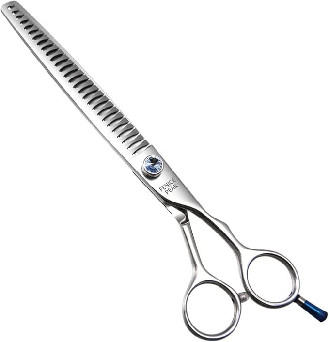 Fenice Professional 7/7.5/8 Pet Grooming Scissors Thinning Cutting Shears for Dog s/Cats Thinning Rate:70-80% (7.0 inch)