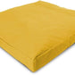 Bean Products Meditation Cushion - Zabuton Meditation Pillows for Sitting on Floor, Yoga Cushion, Cotton Yoga Pillow, Zen Kneeling Prayer Pad- Made in USA - Standard 24x24x2, Saffron