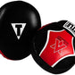 TITLE Boxing Air Vent Technology Punch Mitts, Black/Red - Boxing Pads, Muay Thai Pads, Punching Mitts, Focus Mitts, Boxing Equipment, Punching Pads, MMA Equipment, Kickboxing