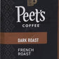 Peet's Coffee, Dark Roast Ground Coffee - French Roast 10.5 Ounce Bag