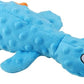 OUANGANC Calming Duck Dog Toy for Aggressive Chewers, Make a Crinkly Crunchy Noise, with Squeaker, 2025 Upgraded Indestructible Puppy Teething Toys, for Small to Medium Dog Breeds (Blue 10.6in)